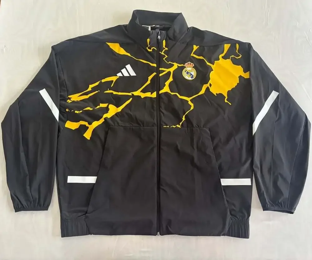 Adidas Real Madrid Marvel Anthem Jacket Black XL